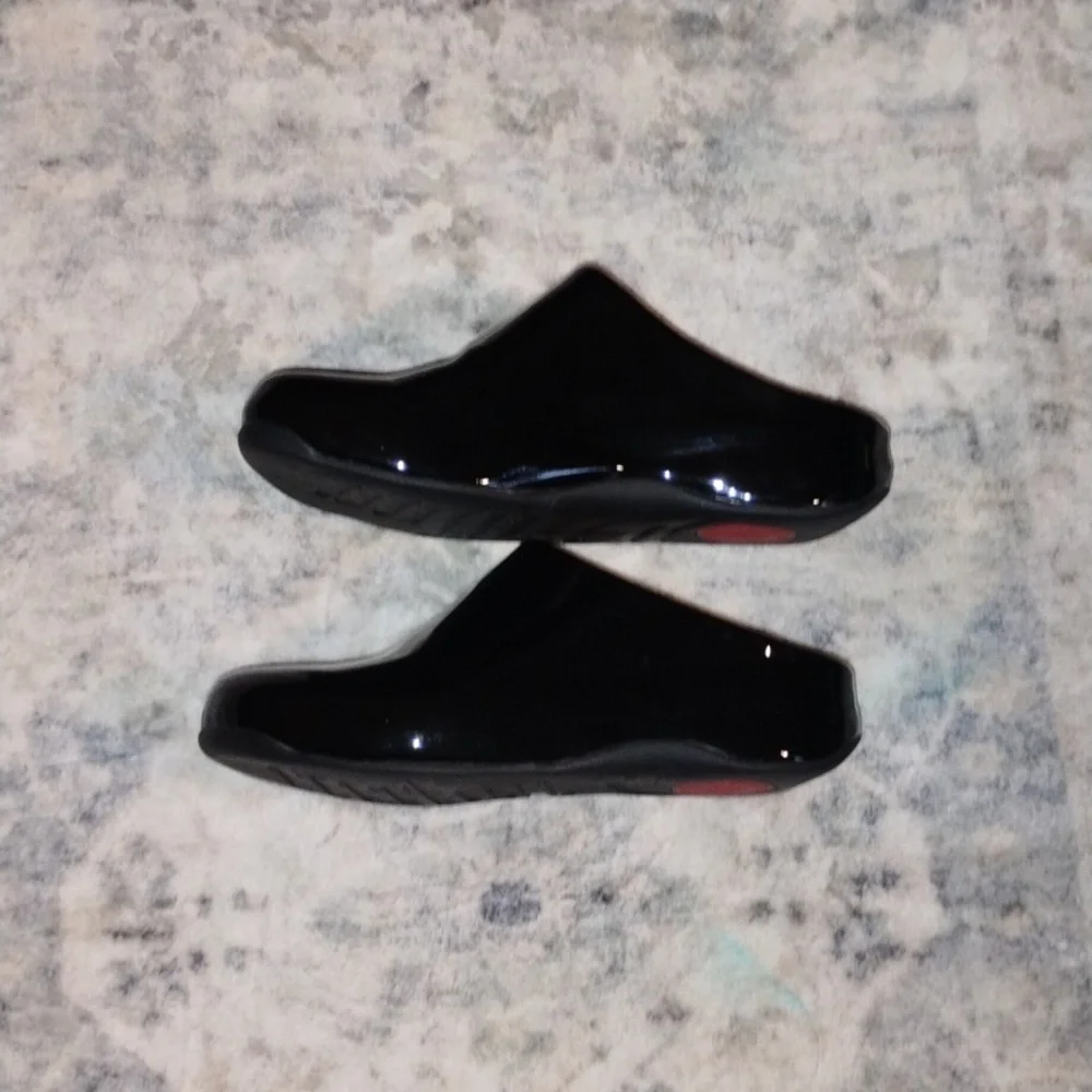 Shiny Black Kids Shoes